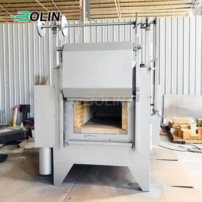 trolley type heat treatment furnace trolley type heat treatment furnace