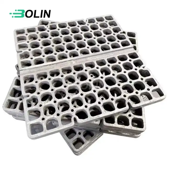 Furnace bottom plates